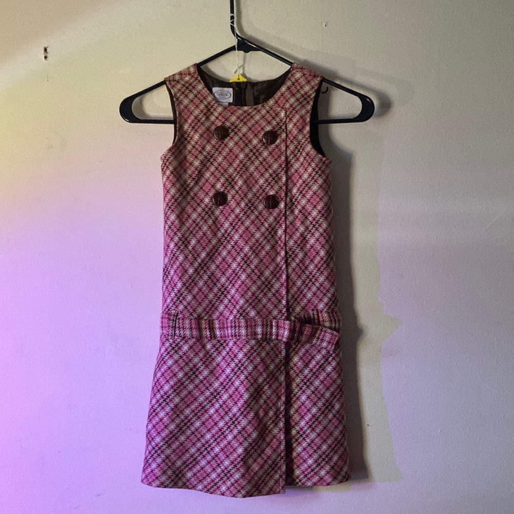 Plaid Sleeveless Dress Talbots kids